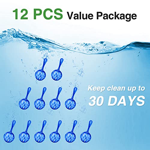 12 Pack Universal Humidifier Tank Cleaner Demineralization Cleaning Ball For All Humidifiers And Fish Tank, Demineralization Cartridge For Humidifier, Purifies Water Eliminates White Dust And Odor #TOP5