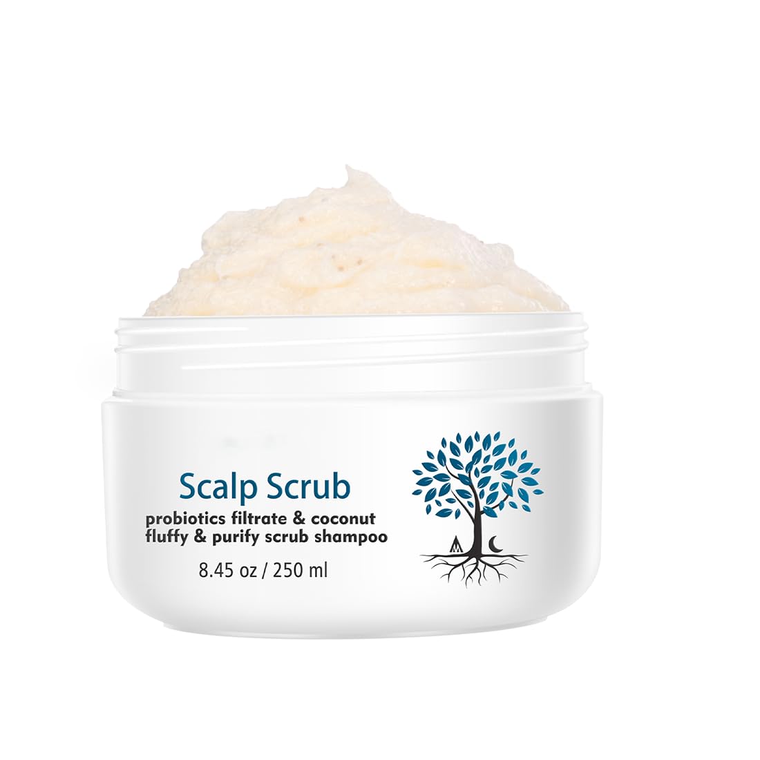 Scalp Scrub for Dry Scalp, Dandruff Scalp, Scalp Exfoliator, Hair Scrub for Deep Cleansing and Hair Care, Purify Shampoo 8.45oz
