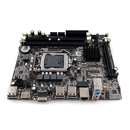 Guihydur H55 Moderkort för i3/i5 CPU med tillbehör och SATA-kabel