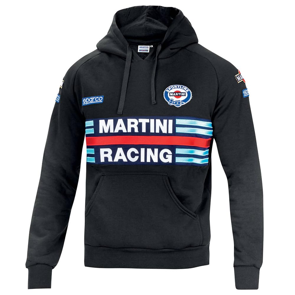 Sparco 01279MRNR3L SUDADERA MARTINI-R TALLA L NEGRO