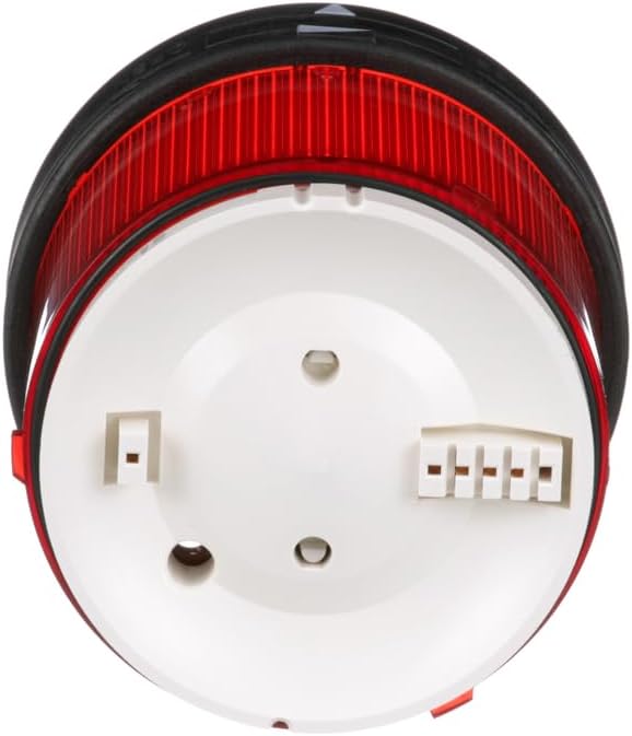 Schneider Electric Harmony XVB Indicator Unit for Beacon Light (Bulb Not Included), Steady On, 250V | Tower Lights & Industrial Warning & Signal Light System, Red Unit, 70mm