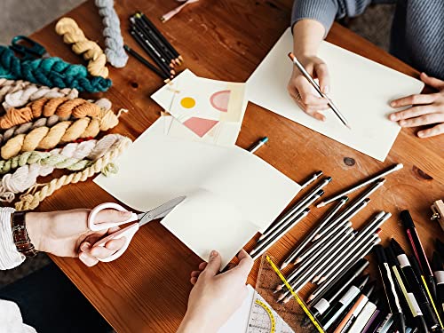 Creamy Cardstock - 8.5'' X 11'' 85Lb Cover Card Stock Heavyweight Paper Perfect For Scrapbooks, Art, Crafts, Business Cards 25 Sheets 250G Uap13Cc #TOP4