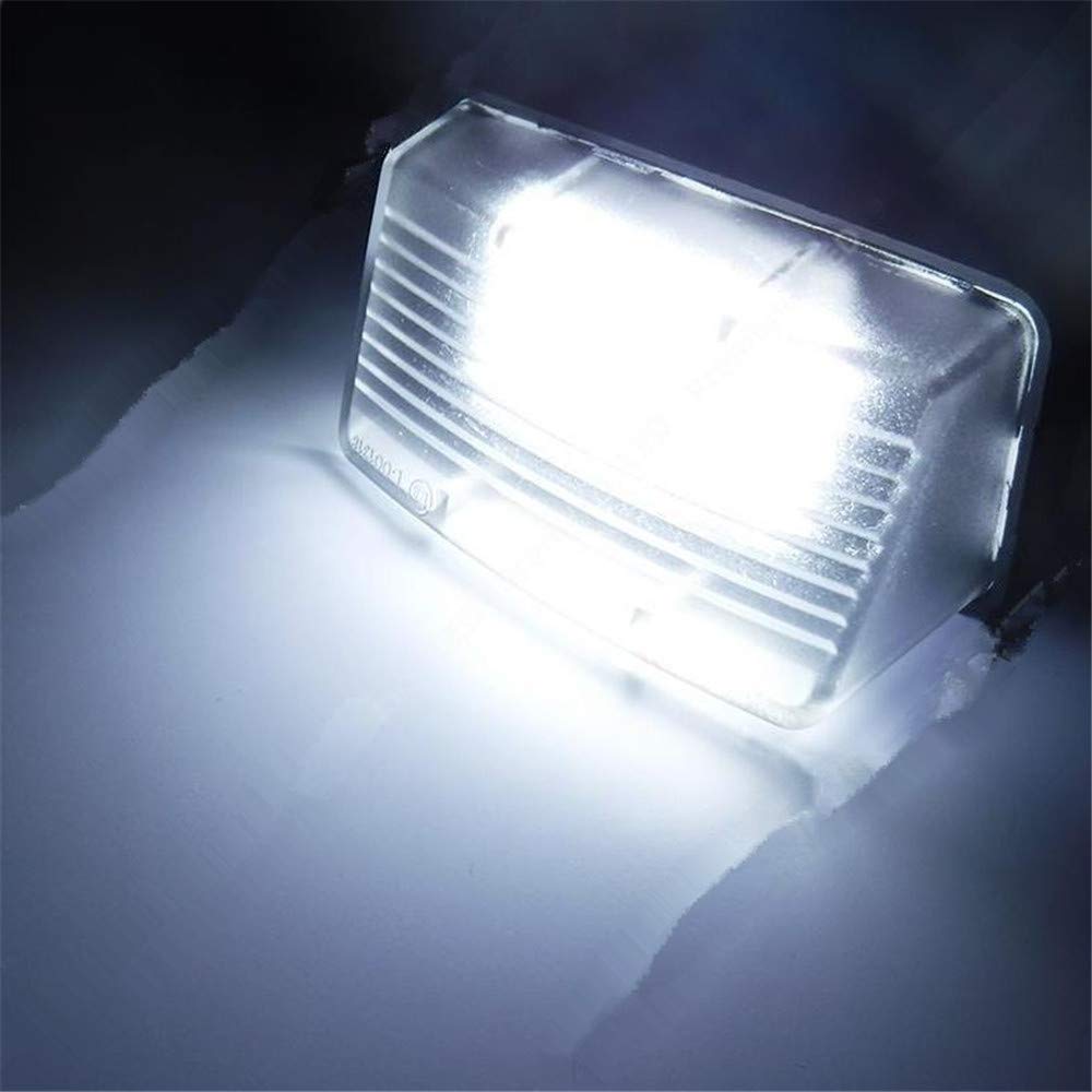 Kit 2 Feux De Plaque D’immatriculation LED Pour Nissan 350Z 370Z GTR Et Infiniti – Blanc Xénon, Plug & Play