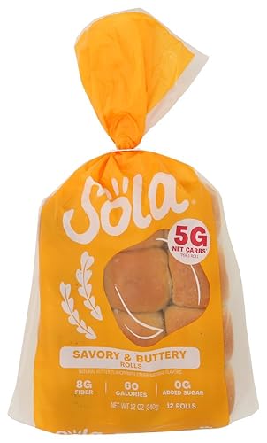 The Sola Company Savory & Buttery Rolls, 12 OZ