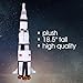 ArtCreativity Saturn Rocket Plush Toy for Kids, 18.5 Inch Space Shuttle Stuffed Toy with Realistic Details, SpaceRoom Décor, NASA Spaceship Nursery Décor, Great Outer Space Toys for Boys & Girls