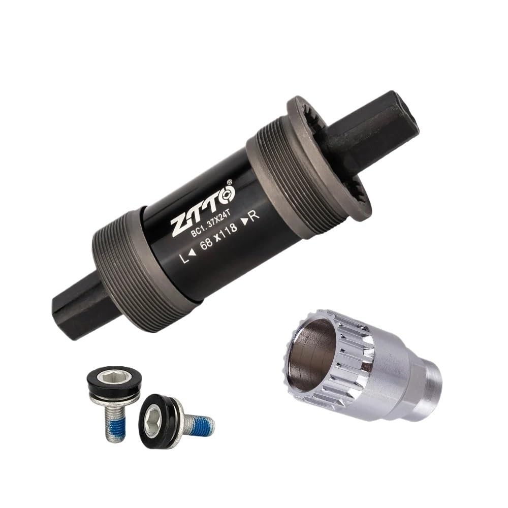 JIASHUNHE Bottom Bracket Bicycle Square Tapered Threaded Bottom Bracket Tool Kit Remove For Spindle Crankset(68x118L Kit)