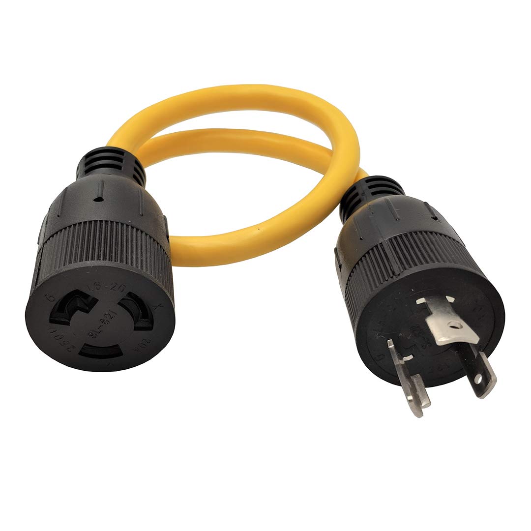 Amazon.co.jp: Parkworld 61773 NEMA L5-20P to L6-20R アダプター