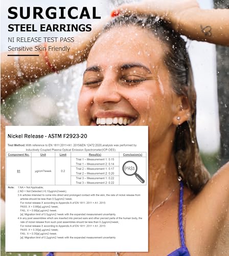 CASSIECA 20G Cartilage Earring Stud for Women Men 316L Surgical Steel Flat Back Earrings Set, 2-6mm Round CZ Screw Back Stud Earrings for Cartilage Tragus Helix Piercing Jewelry3