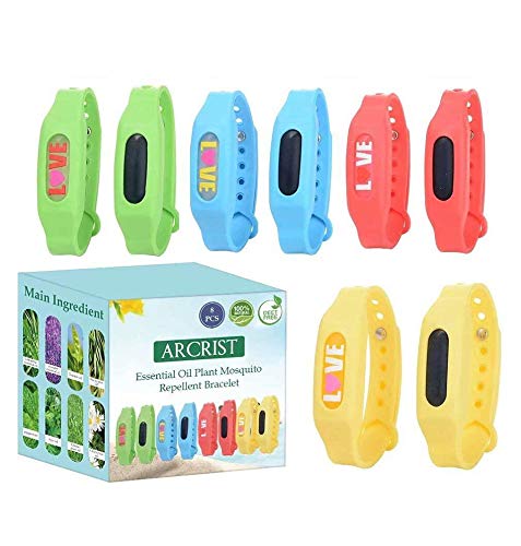 Bracelet Anti Moustique Bracelets Anti-Moustiques Deet Fre Bande Anti Moustique Waterproof Pour Bébé, Enfants Et Adultes, Anti Moustique, La Protection Longue Extérieure Et Intérieure, 8 Paquets u0085