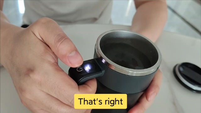 Taza de Café Auto Mezclante 400ml con Tapa Negra miniatura 7