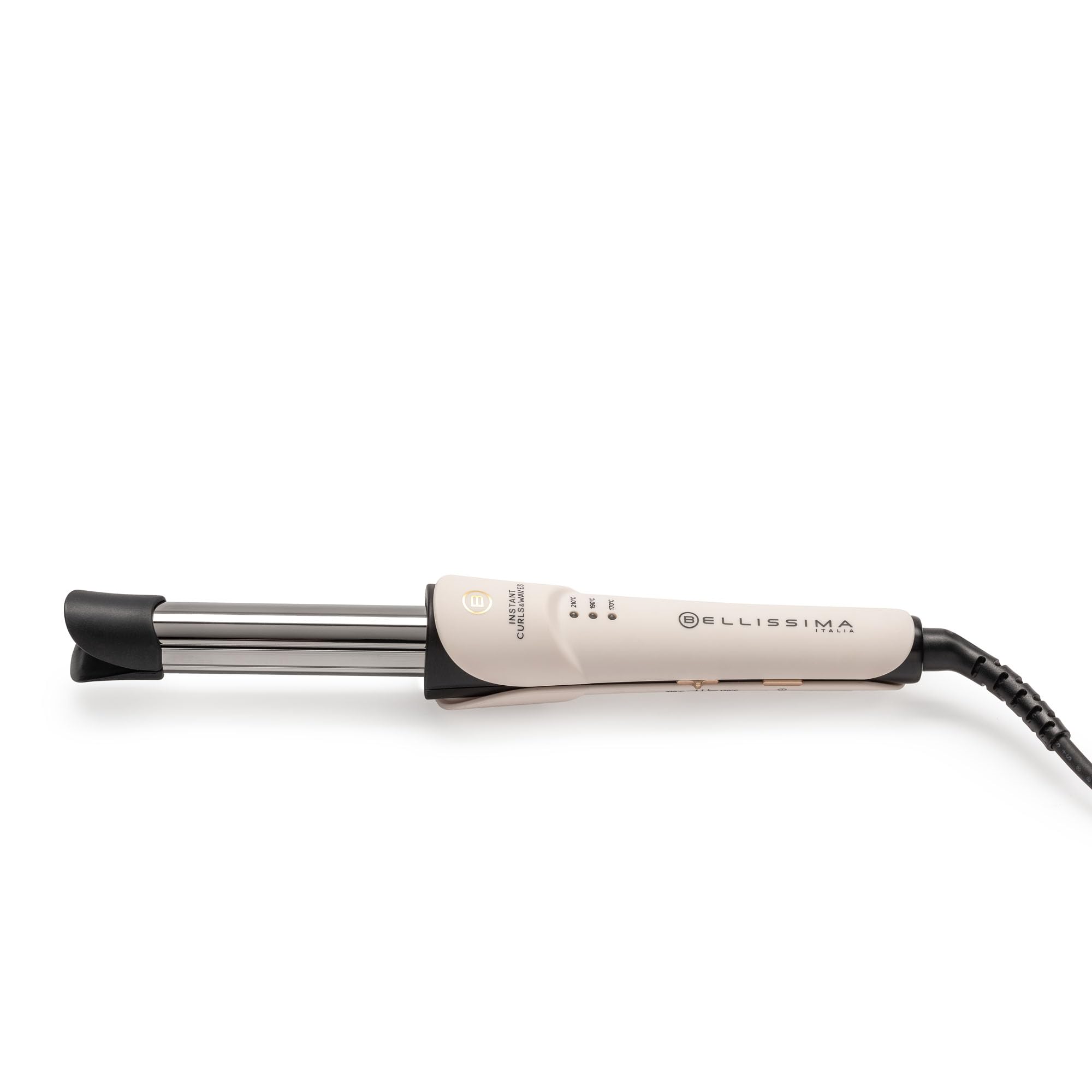 Bellissima Imetec Instant Curls & Waves Fer à Boucler pour Ondes Thermo Control Diamètre 25mm Température Réglable 170°C - 210°C Chauffage Rapide Arrêt Automatique Pince Câble