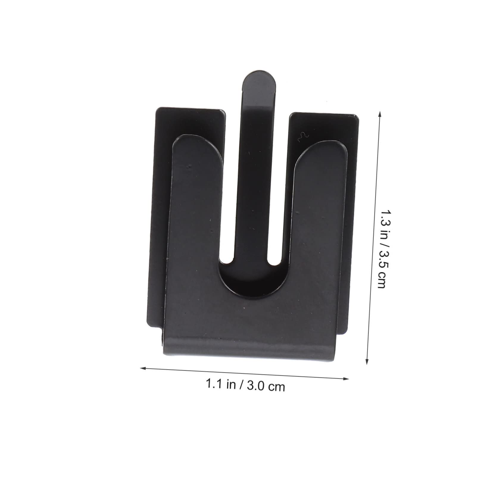 SUPVOX Cb Mic Hanger Mount 3m Stick-on Radio Mount Clip Metal Hook for Car Radio Accessories