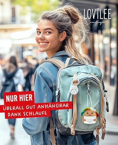 LOViLEE Happy Döner Diggi im Geschenkset - Positive Kartoffel inkl. Geschenkbeutel und Pocket Hug - Positive Potato, Glücksbringer Prüfung, Du schaffst das Geschenk, Glücksbringer Mann, Mutmacher