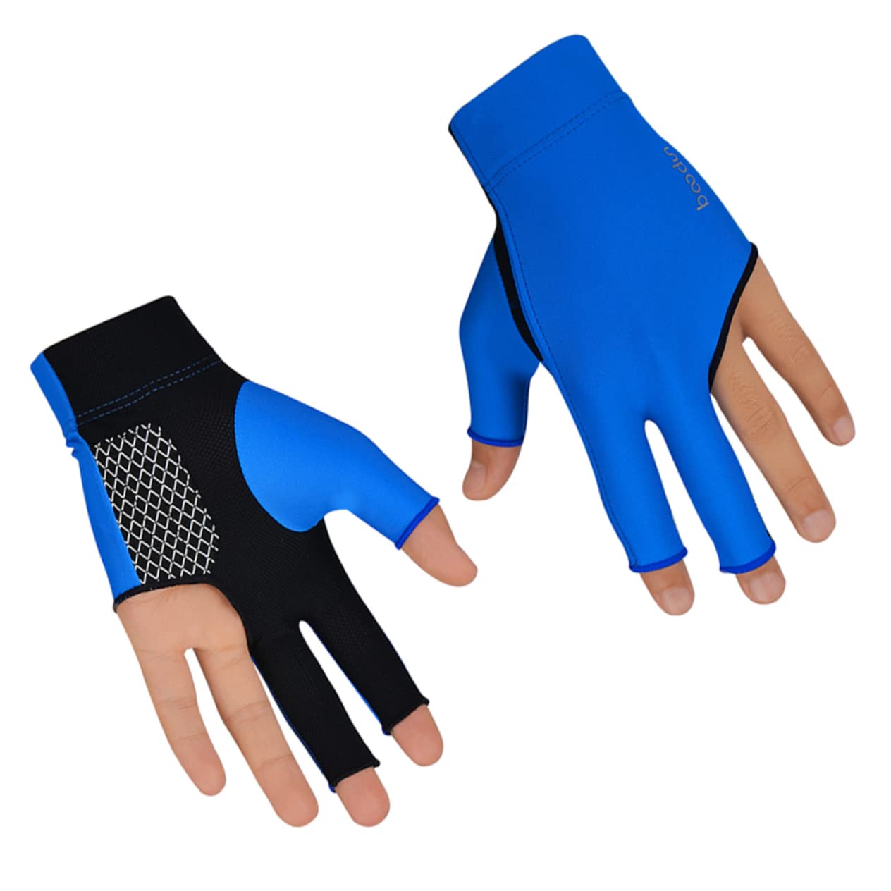 balacoo Non-Slip Billiards Glove 3 Fingers Snooker Glove Elastic Comfortable Men's m