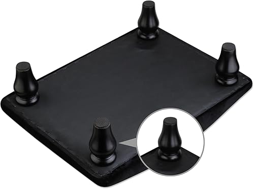 Miniatura 5 de YOYETECO Taburete pequeño otomano con patas de madera estables tapizado, reposapiés acolchado, reposapiés para camas altas, silla de asiento, sofá,