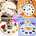 22pcs Paint Palettes, Plastic Paint Tray Palette, Paint Pallet for Adults & Kids, for Painting or DIY Craft Class, White