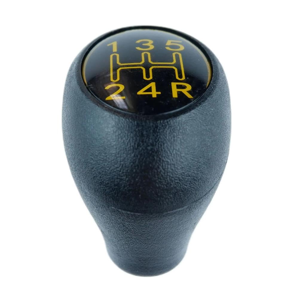 POANBCGY Auto Parts for Peugeot 504 505 309 205 GTI CTI 5 Speed Car Gear Shift Knob Manual Transmission Shifter Adapter Lever(Yellow)