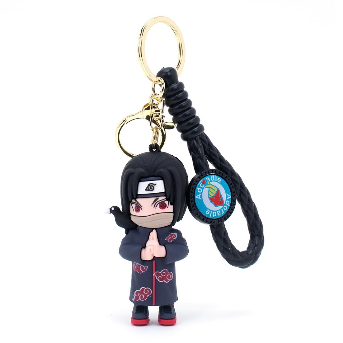 Premium Keychain Unlock Your Anime Passion 3D Rubber Keychain Extravaganza with Elegant Long Ribbons Perfect for Bag Charm, Car & Bike Gifting & Anti-Rust