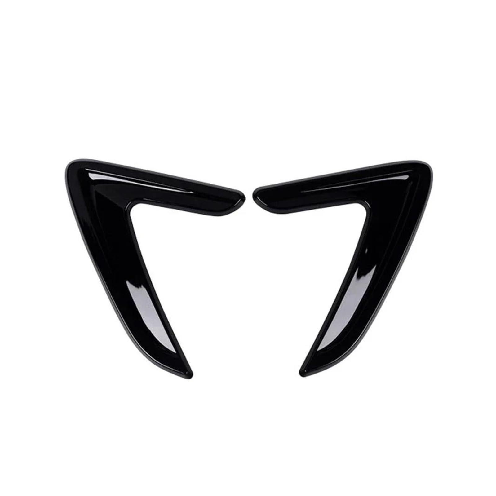 Embellecedor Lateral De Ventilación para Guardabarros, Rejilla De Entrada Aire, ABS, para Serie 3 F30 2013 2014 2015 2016 2017 2018 (2 Unidades)(Black)