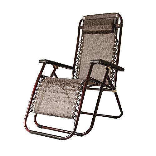 Chaise de jardin pliante et inclinable pour soulager le mal de dos