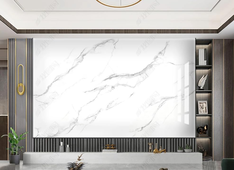 Papier peint intissé effet marbre de luxe 450x315 cm grand format mural
