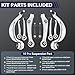 Front Suspension Kit Lower Control Arm Compatible with 2013-2016 Audi A4 Quattro, 2014-2016 A5 Quattro, Q5 RS5,S4/S5,2013 A4