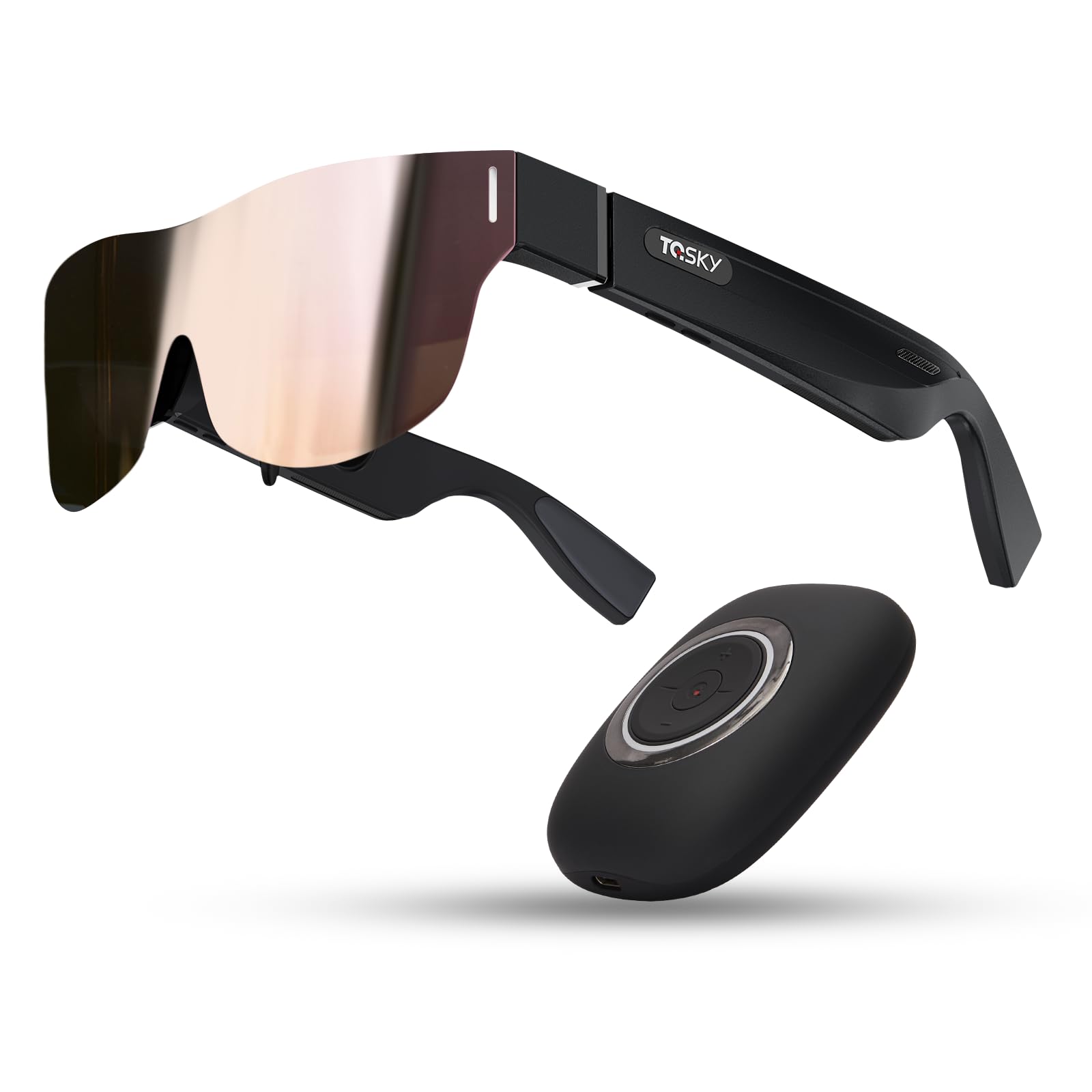 TQSKY T1 AR Smart Glasses Built-in 1080P HD Display 3500PPI Pixels Dual Side Directional Audio 43 FoV Suitable