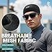 THINDUST 3Pcs Breathable Mesh Skull Cap,Lightweight Quick Dry Sports Helmet Liner for Men Women, Cooling Cycling Beanies