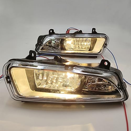 BAKUGO 2 Peças Luz De Nevoeiro Do Carro Luz De Circulação Diurna 6R0941061B 6R0941062B Para VW Polo