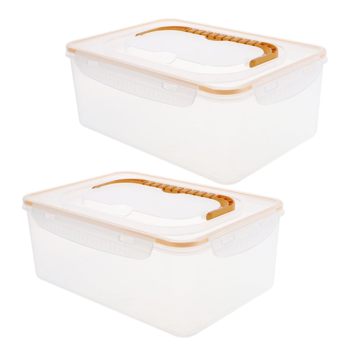 Uonlytech Quadratische Aufbewahrungsbox mit Mehrschichtiger Isolierung 2 Stück aus Kunststoff mit Deckel Leicht zu Reinigen für Sichere Lagerung für Muttermilch im Kühlschrank