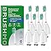 Sonimart Standard Replacement Toothbrush Heads compatible with Philips Sonicare e-Series HX7022, 6 pack, fits Sonicare Advance, CleanCare, Elite, Essence and Xtreme Philips Brush Handles