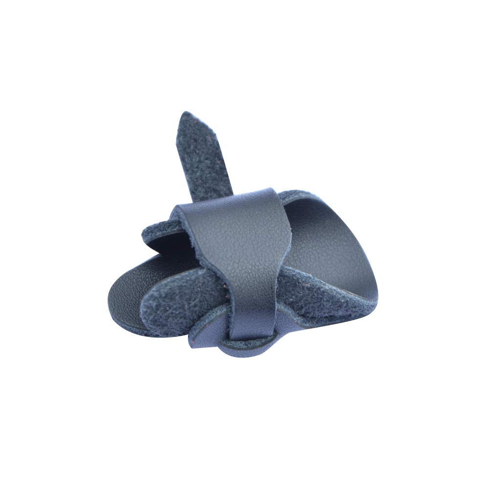 Protège-Doigts Tir à L'Arc En Cuir Et Laiton - Anneau De Pouce Réglable Et Confortable - Accessoire Archerie