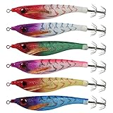 LYEAA 6,5g Señuelos de Pesca Equipo práctico 99mm Camarones Señuelos de Pesca Accesorios Señuelo de Pesca Gancho Suministros de Aparejos de Pesca