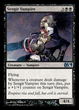 Magic The Gathering - Sengir Vampire - Magic 2014 - Lámina