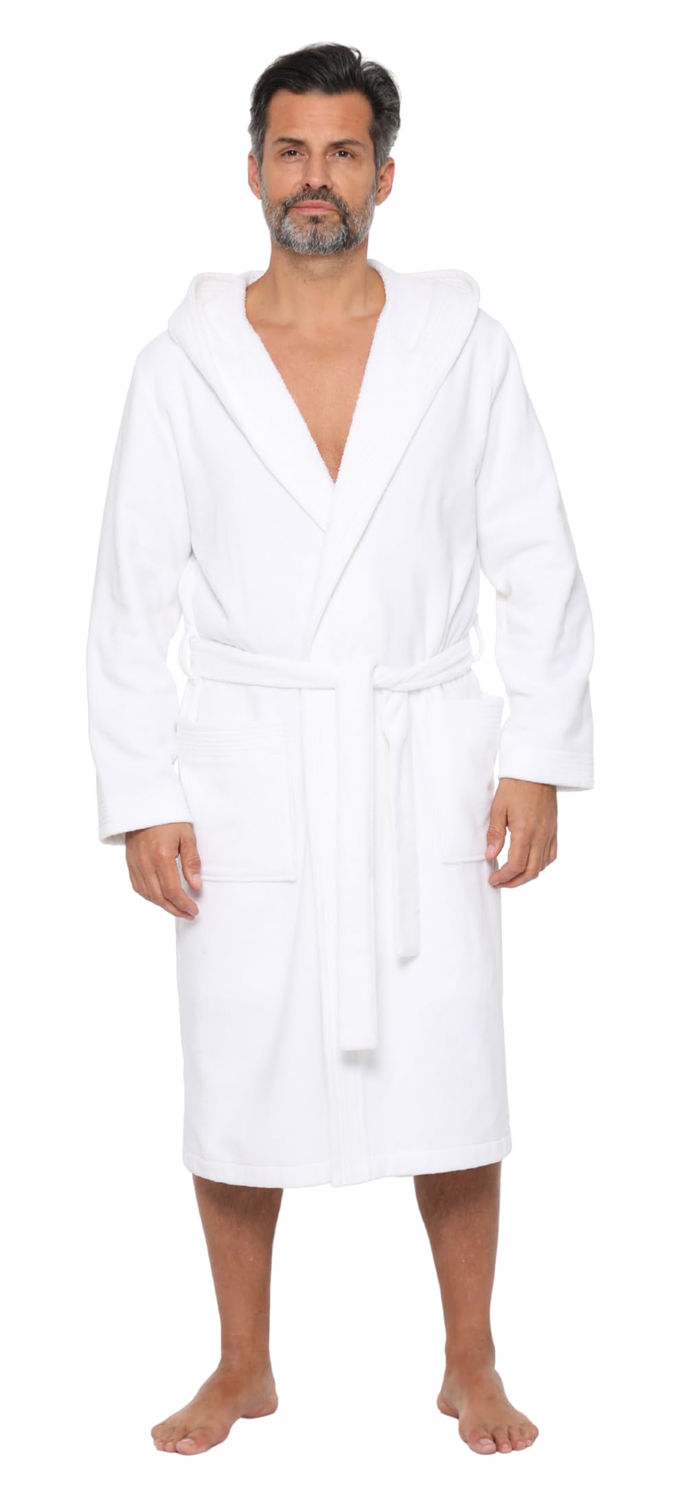 Revise RE-855 Accappatoio da uomo con fibra di bambù - asciugamano - sauna - piscina - massima qualità