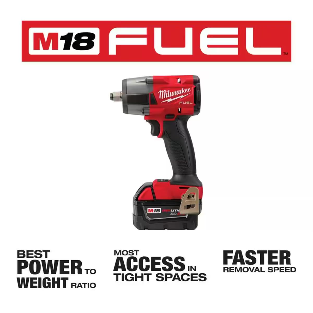 Amazon | Milwaukee Electric - M18 Fuel.1/2 MID-トルク インパクト 