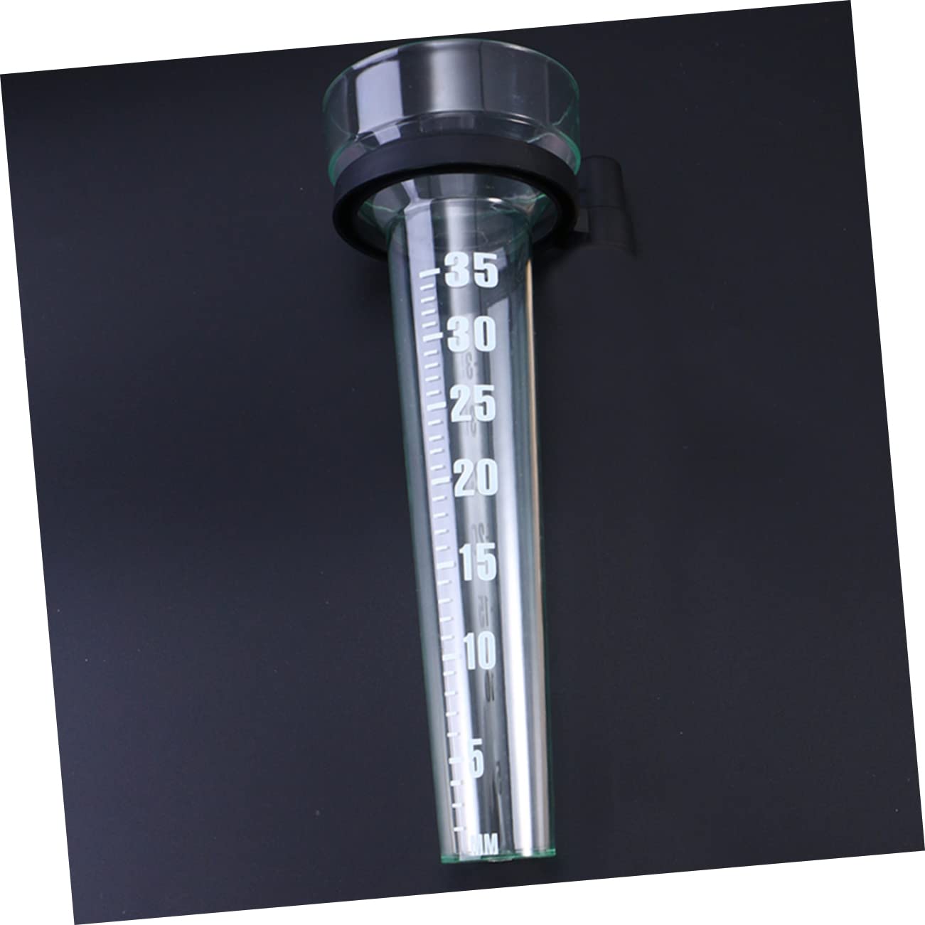 Mikikit Outdoor Rain Gauge Measuring Cup Set Single Type Rain Gauge Plastic Home Outside