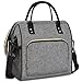 Insulated Lunch Bag, Large Lunch Tote Bag with Adjustable Shoulder Strap, Leakproof Reusable Cooler Lunch Bags for Women and Men, Perfect for Work Office School Picnic