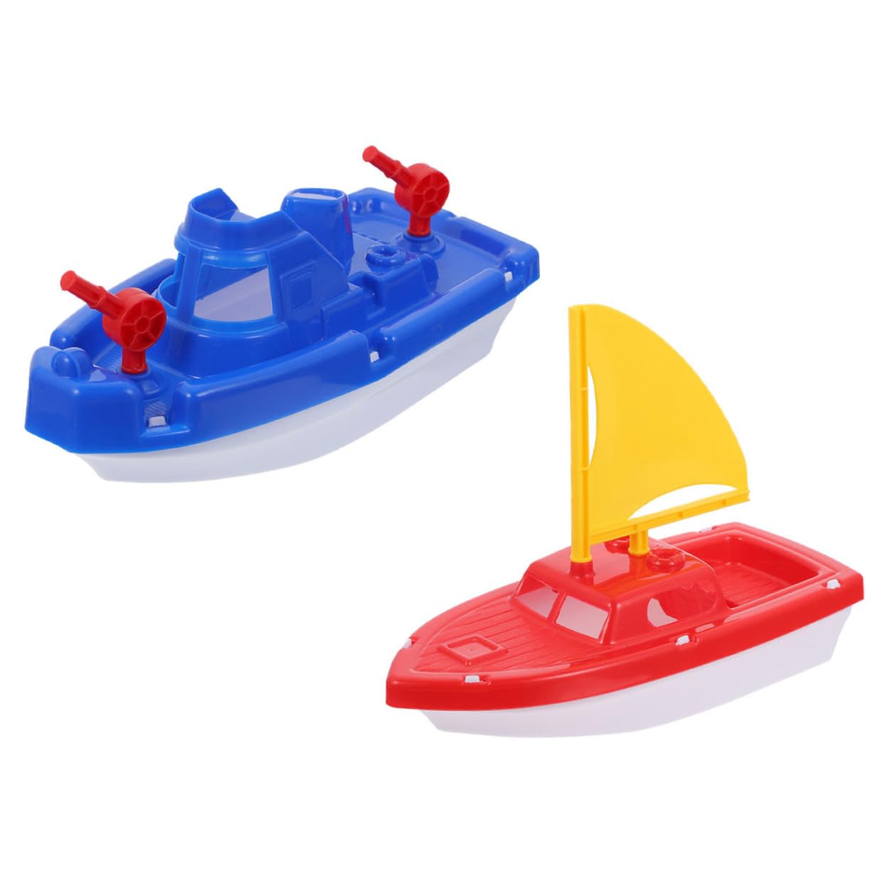 WOONEKY 2 Piezas Juguetes de Barco de Playa para y Fácil de Llevar para Baño Piscina y Acuáticos Exteriores