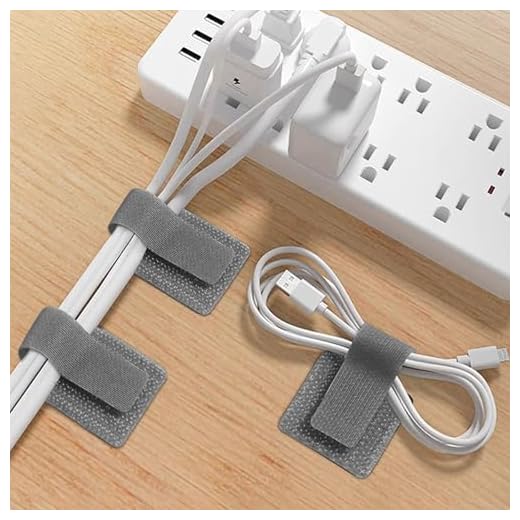 20 Pcs Cable Organizer, Wire Cord Management Holder, Desktop Cable Tie Fixer for Computer Home Office Routing