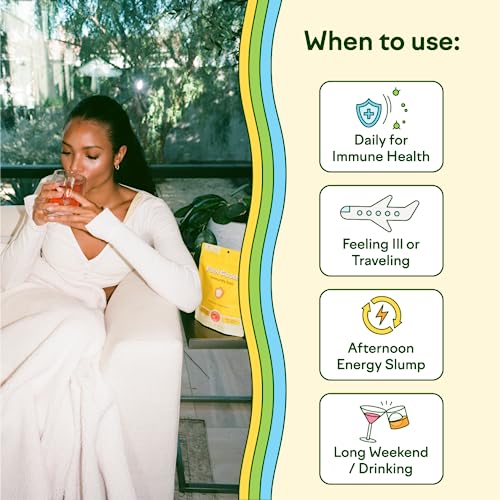 Feel Goods Immunity Icon Powder, Immune Boost With Herbs, Vitamins, Adaptogens, Antioxidants, Natural Energy, Zero Sugar Mix #TOP5