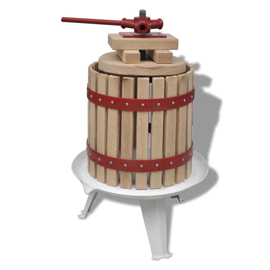 Torchio per Frutta Vino 12 L Torchietto Spremitutto a Freddo Pressa UVA
