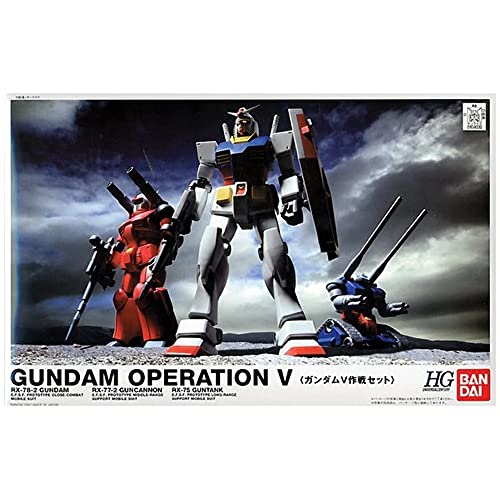 Gundam GUNDAM OPERATION V Set HGUC 1/144 Scale miniatura 1