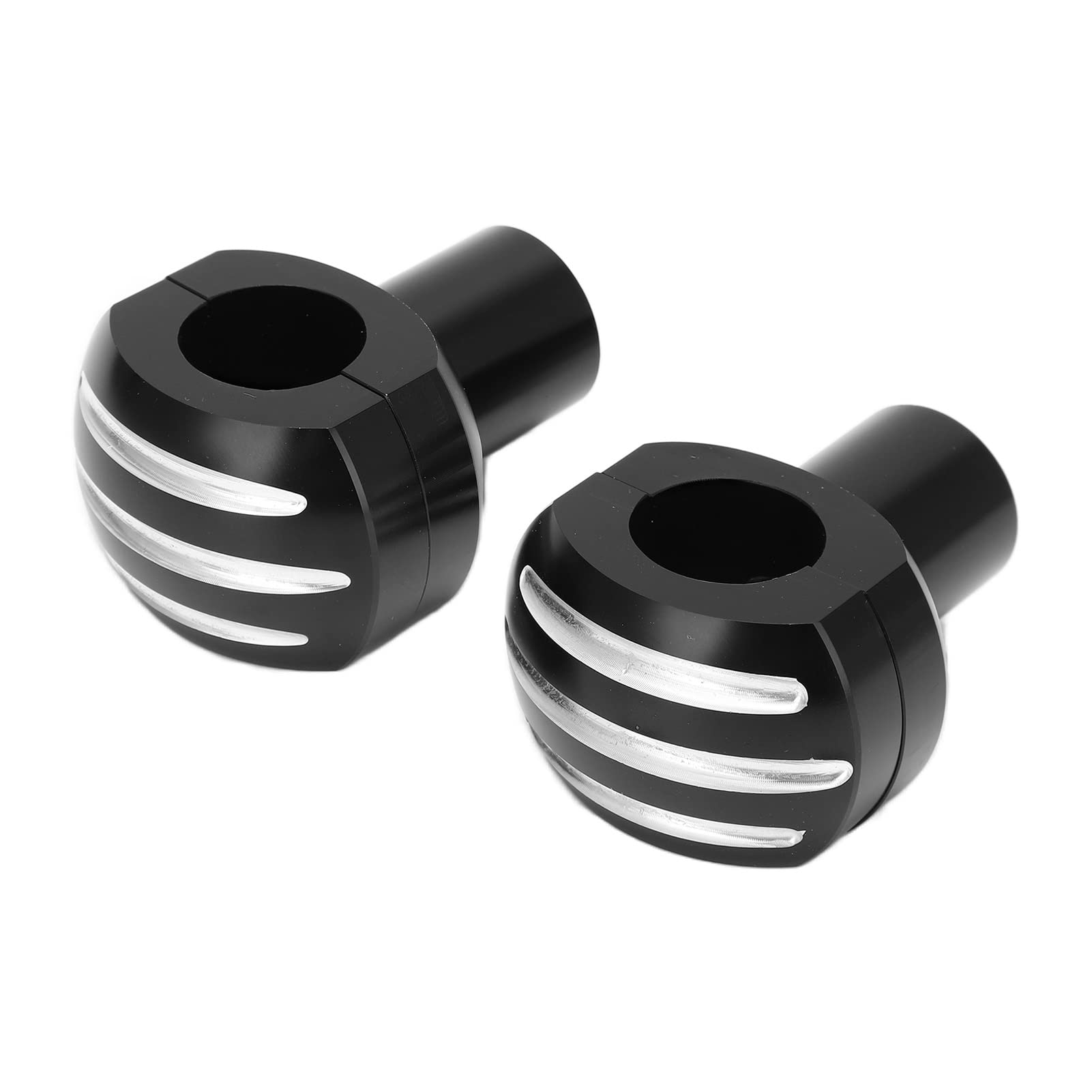 Wakects Riser Manubrio Moto Morsetto Manubrio Moto in Alluminio CNC Design a Testa Tonda da 25 Mm Solleva la Posizione della Barra per la Guida in Posizione Verticale Installazione Semplice per