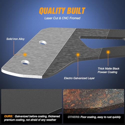 Image of Nilight Light Bar Mounting Brackets for 50 Inch Straight Lights UTV Roof Upper Windshield Compatible with Can-am Maverick X3 MAX DS RS MR Turbo R 2017 2018 2019 2020 2021 2022 2023 2024