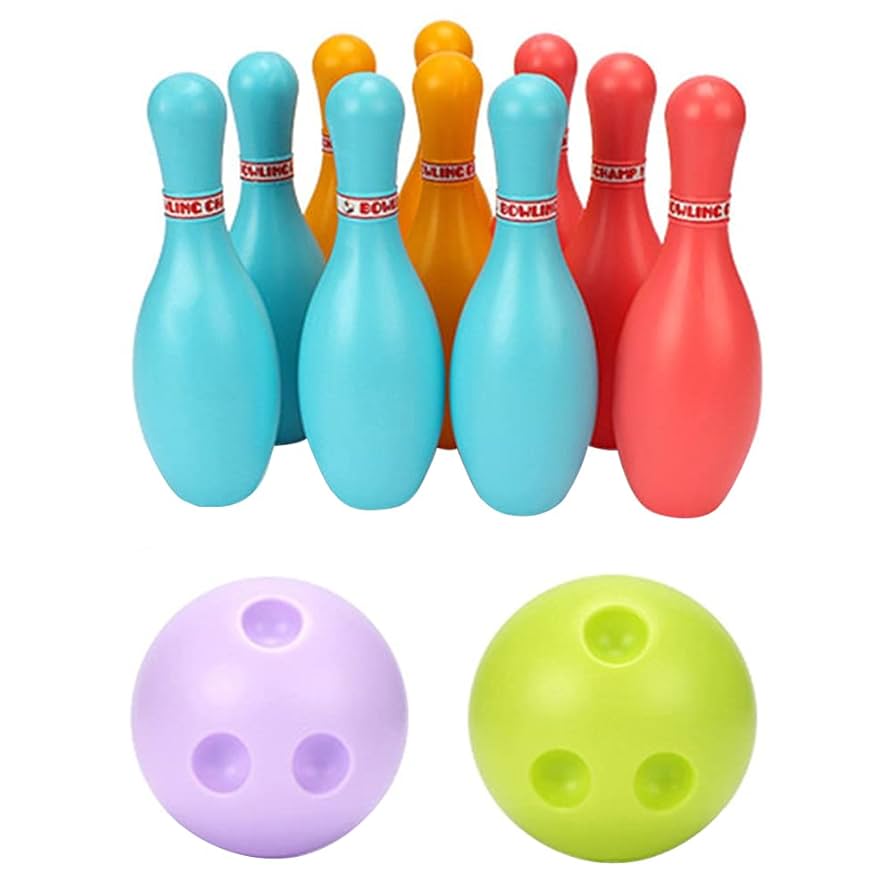 Amazon.co.jp: 子供用 ボーリング ボール おもちゃ 10ピン 2