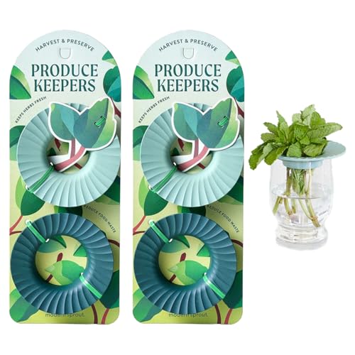 Modern Sprout Produce Keeper for Fresh Herbs & Greens -