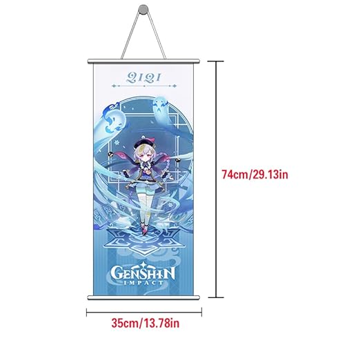 YEQXU Qiqi - Poster Genshin Impact Anime, immagine...