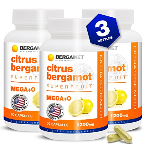 Bergamot Citrus Supplement With 1200Mg Per Serving And 80% Polyphenols - 180 Capsules - Made In The Usa #TOP9