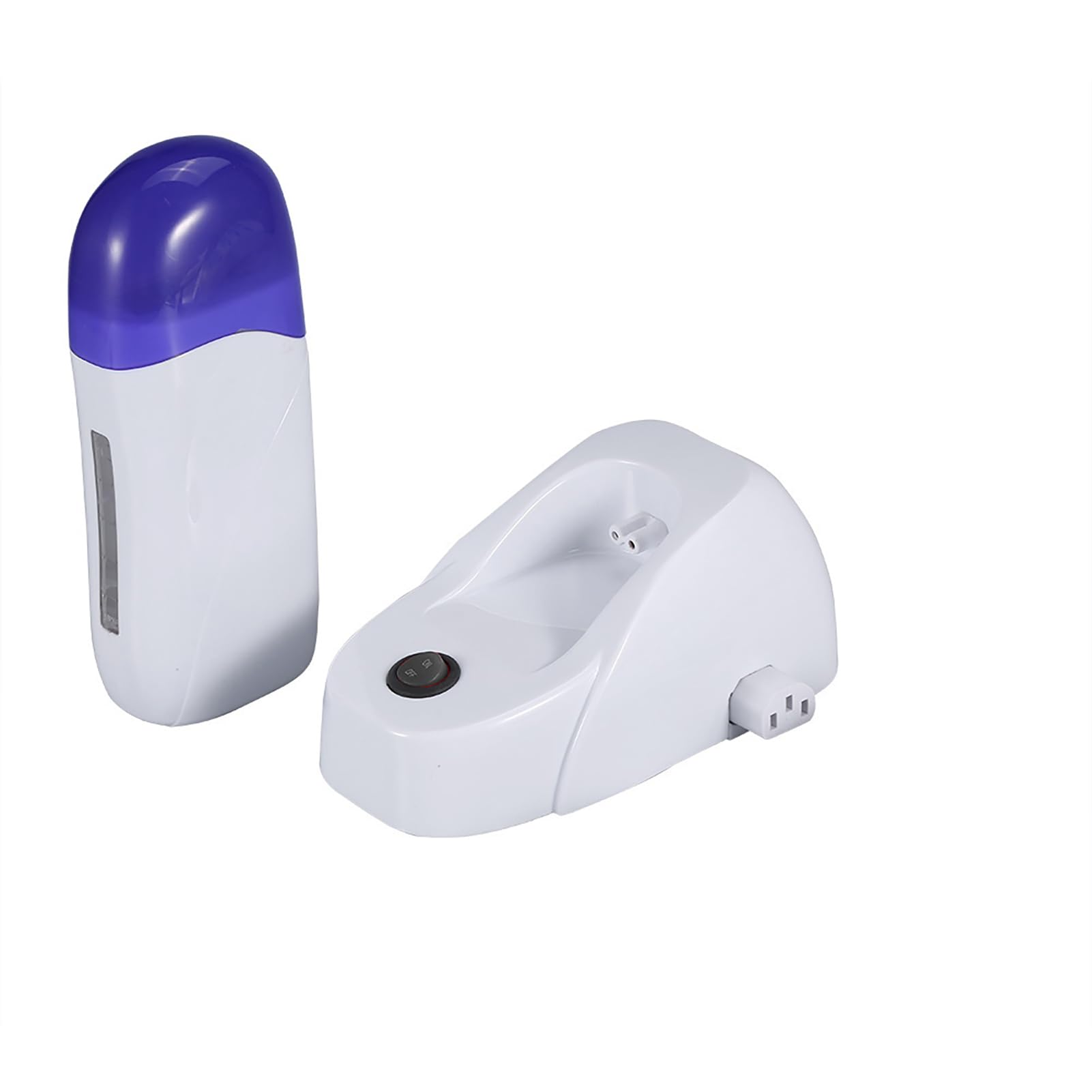 Scaldacera Elettrico Per Depilazione, Scaldacera Elettrico Roll On 100g Con Base Riscaldante Dispositivo Scaldacera Per Donna Uomo Corpo, Gamba, Viso, Ascella (Sedile singolo standard europeo)